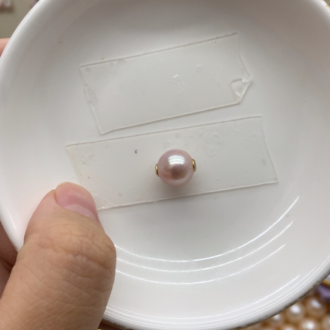淡水珍珠银S925镶嵌颈饰