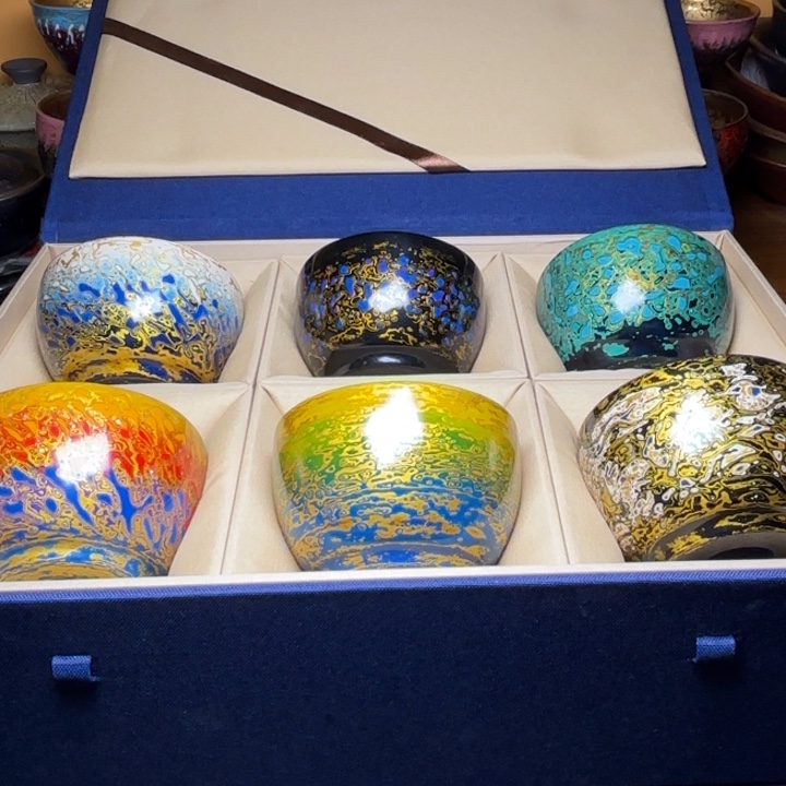 茶盏六合同辉大漆