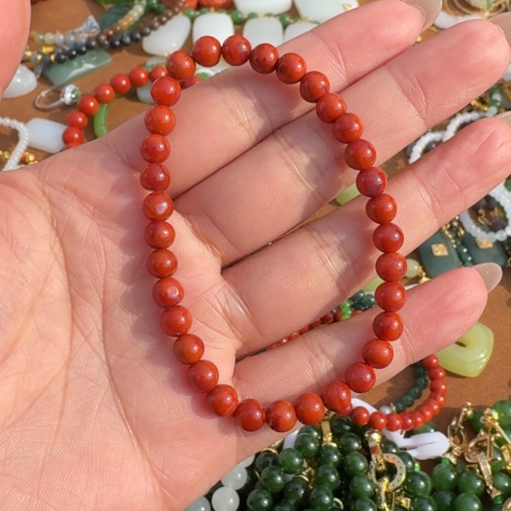 南红玛瑙未镶嵌颈饰卡6