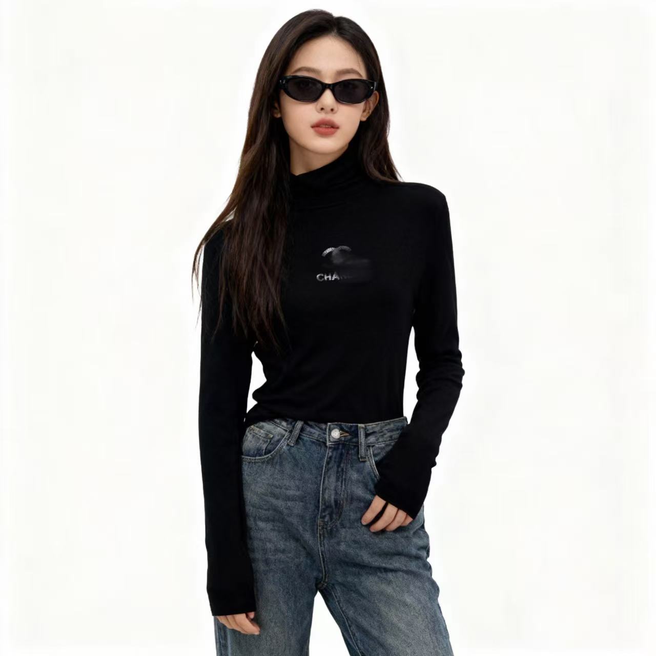 2025新款羊毛打底衫纯色打底衫-8906-A07