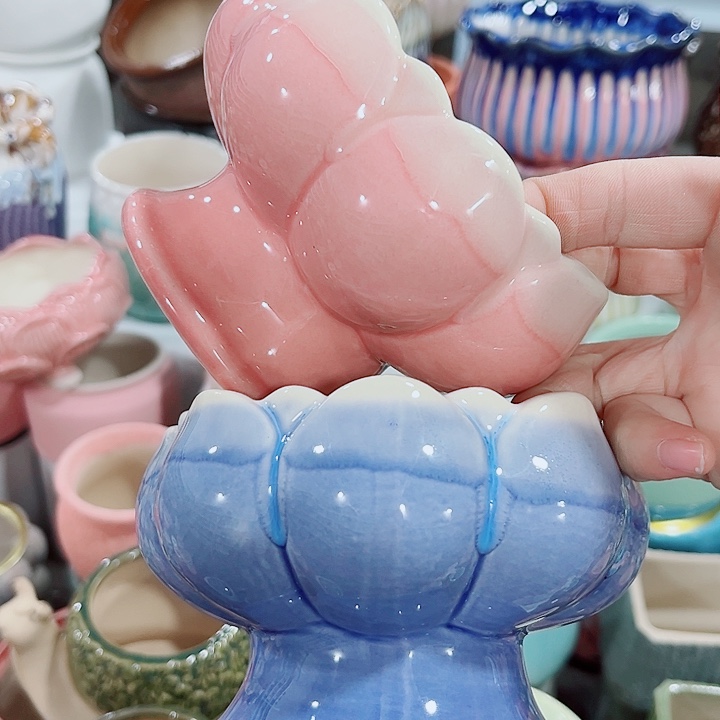 多肉陶瓷花盆满10元包邮