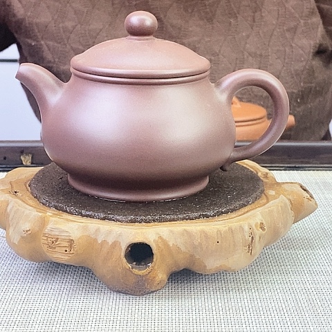 紫砂茶壶宜兴紫砂紫泥240c c