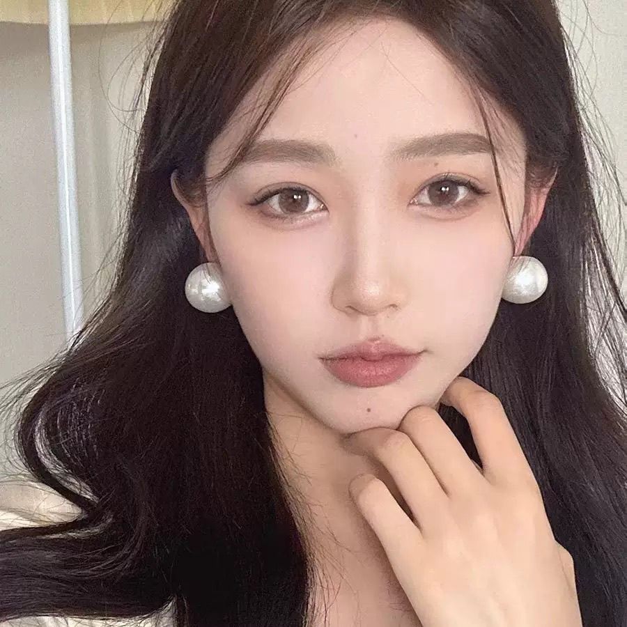 合金耳饰 合金耳饰 夸张显脸小复古大珍珠耳钉小众个性港风