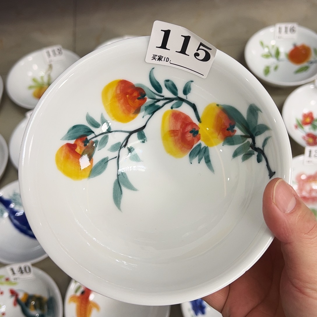 瓷片景德镇陶瓷手工手绘制作