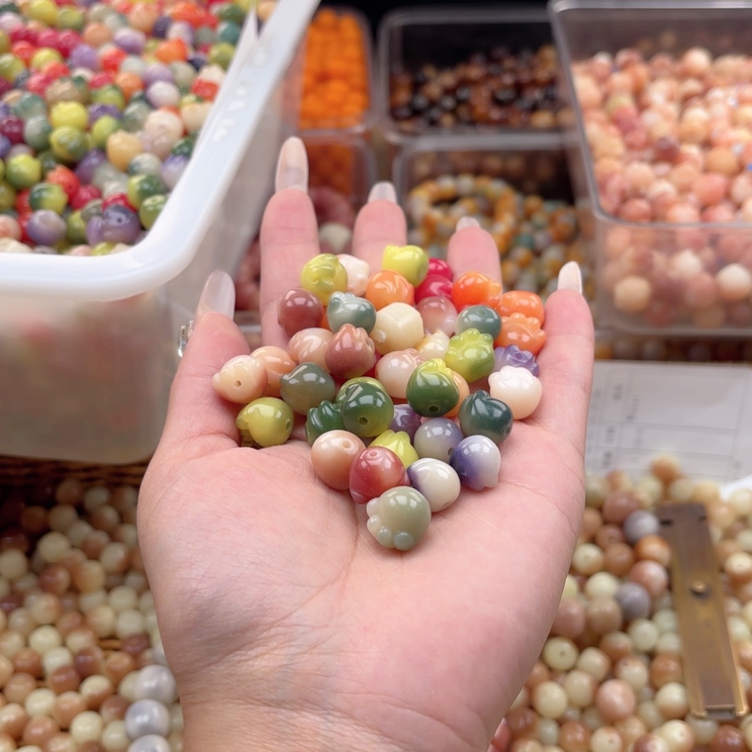 白玉菩提吊坠b12mm20+20颗。多巴胺小猫爪 微瑕