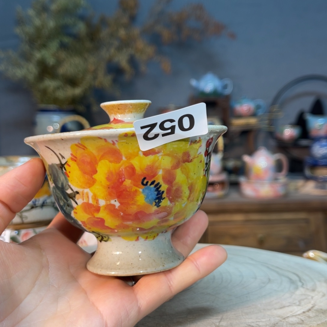 杯素浅陶瓷手工手绘