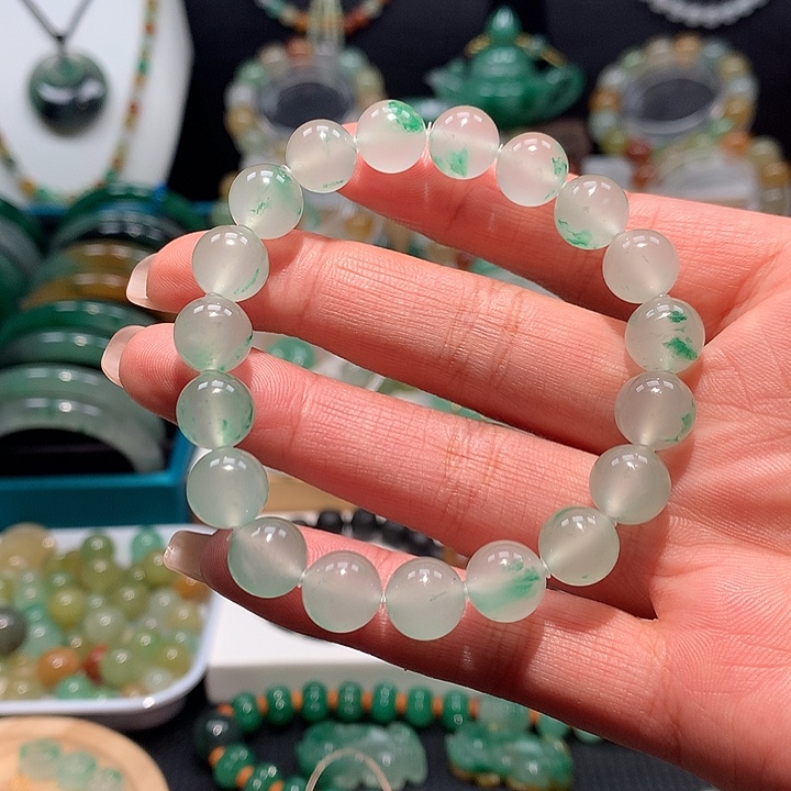 石英质玉未镶嵌手链