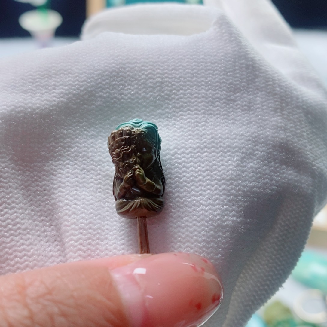 糖***甜未镶嵌绿松石珠宝奇石