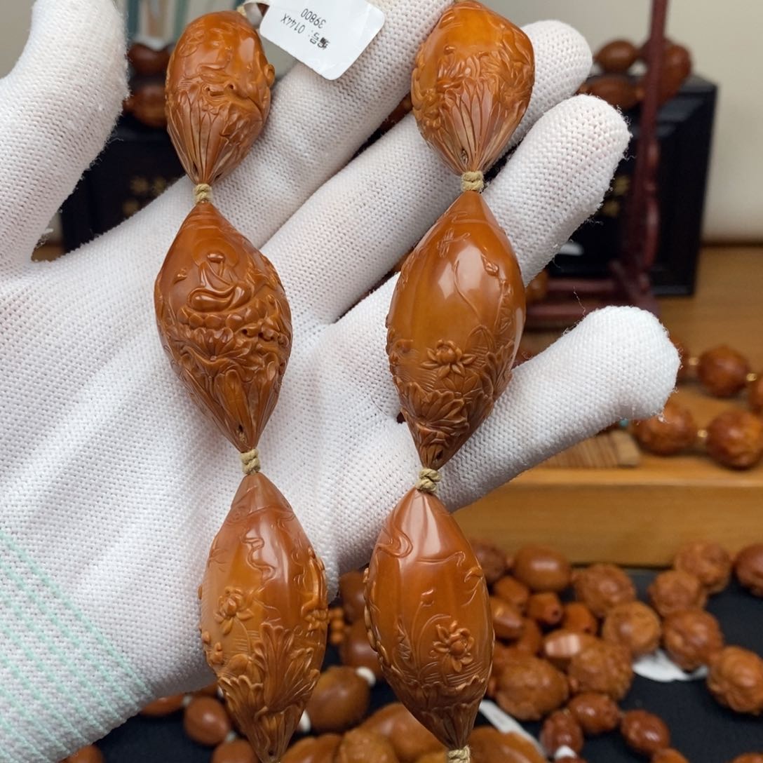 手串橄榄核许忠英老师荷花无相