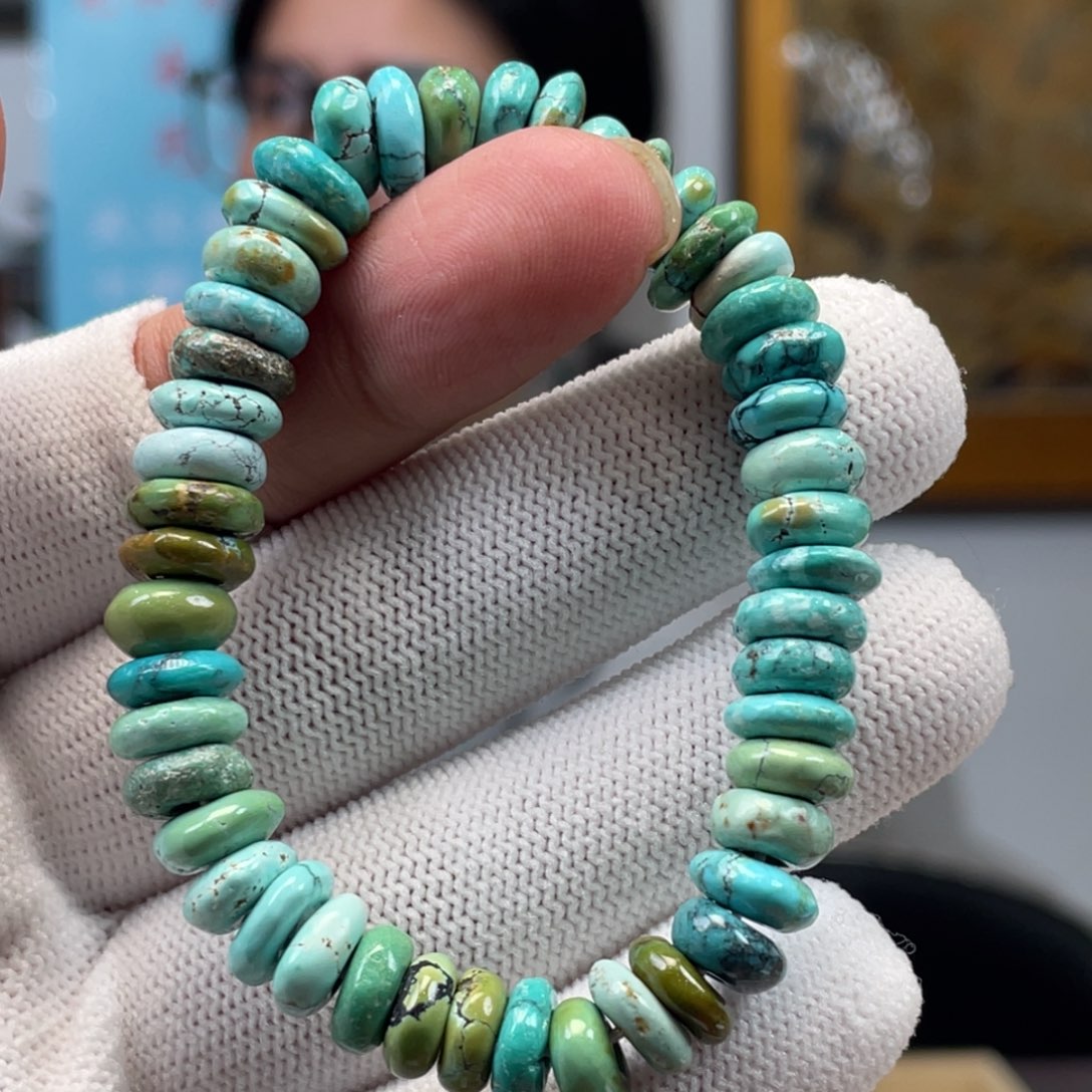 绿松石未镶嵌挂件