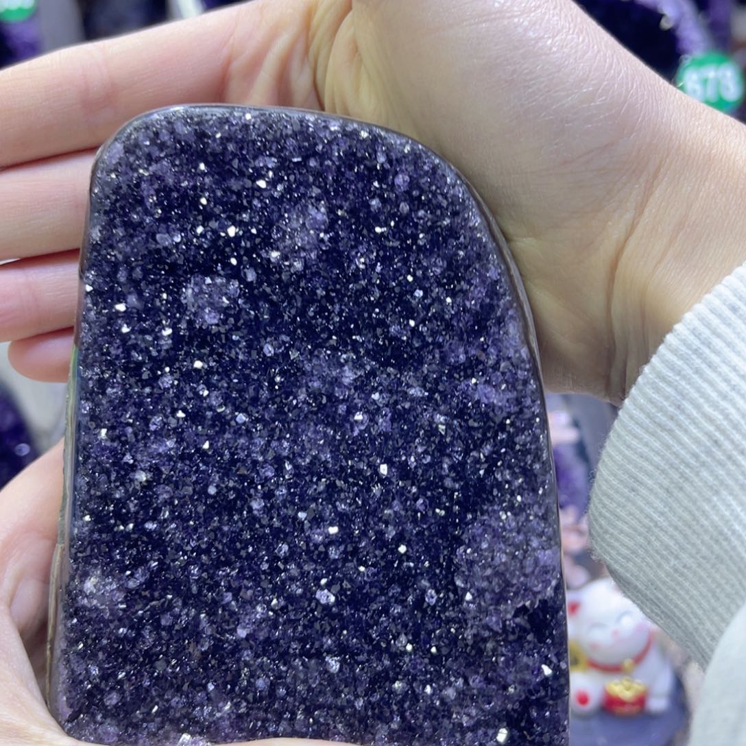 紫晶摆件未镶嵌紫水晶