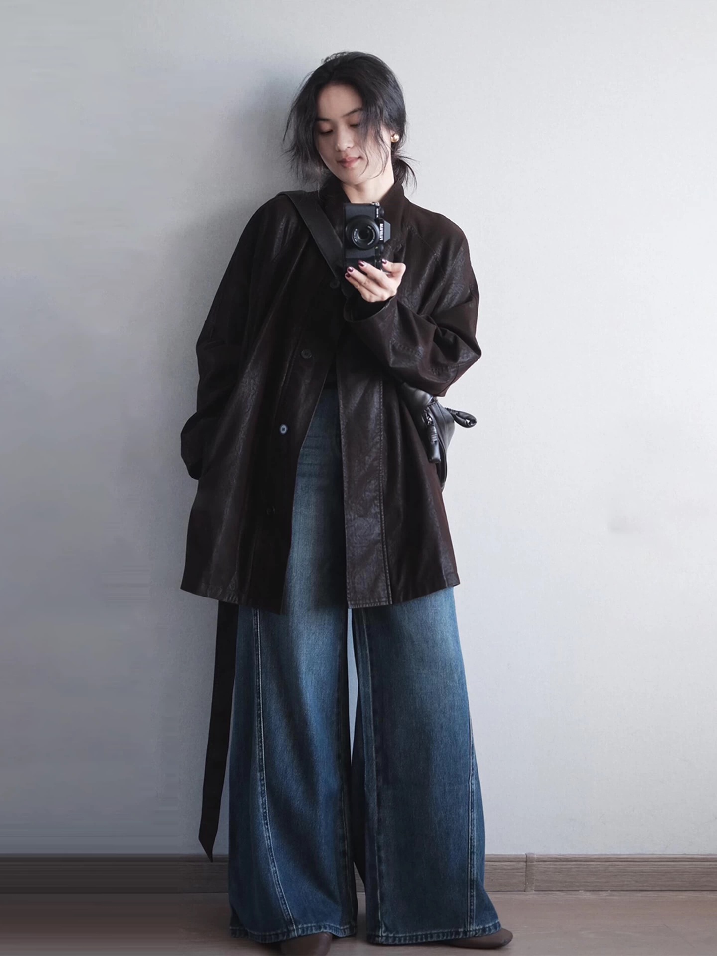 版型巨好看羽绒内胆皮衣羽绒服女2025深冬季新款短外套保暖高级感