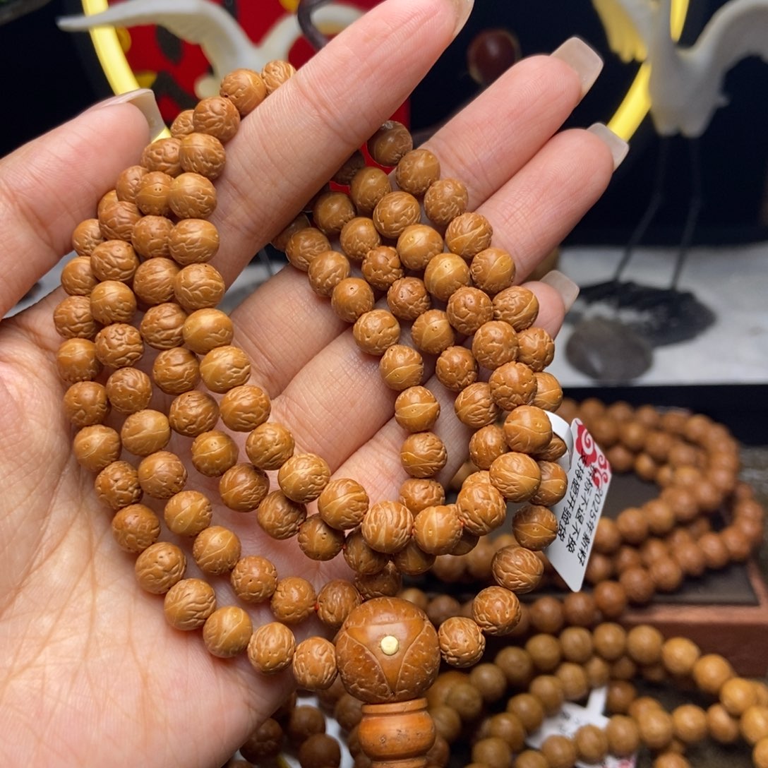 G***x凤眼菩提吊坠顶凤手持