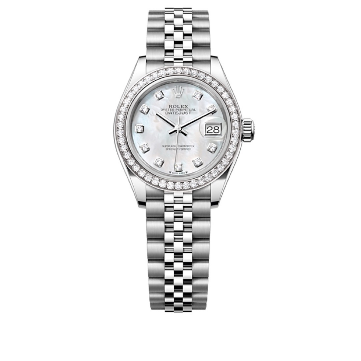 99新 Rolex/劳力士 劳力士女装日志型 279384自动上链 白色黄金钢