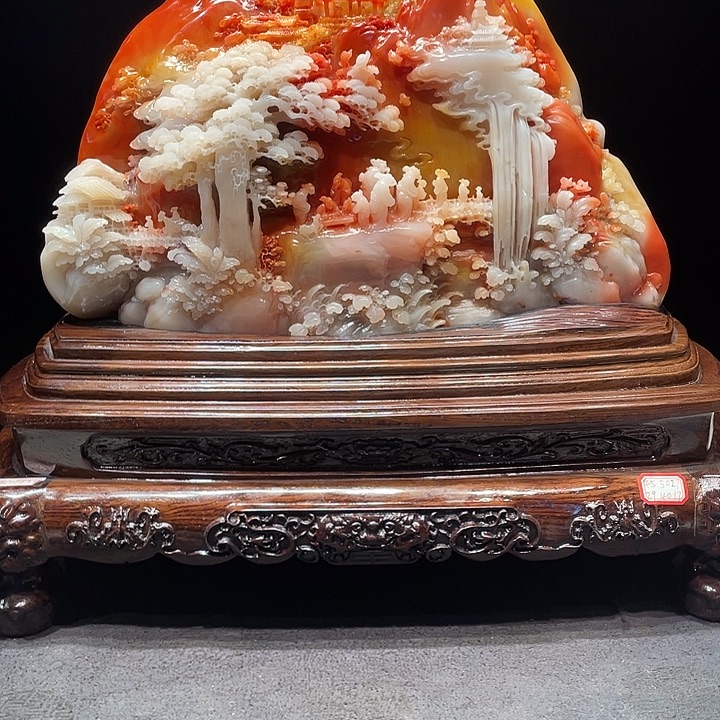 二***哥寿山石山水画作品欣赏