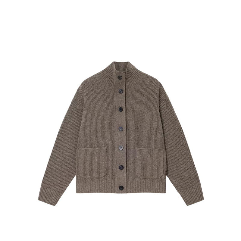 都市通勤学院风针织开衫百搭上衣9801