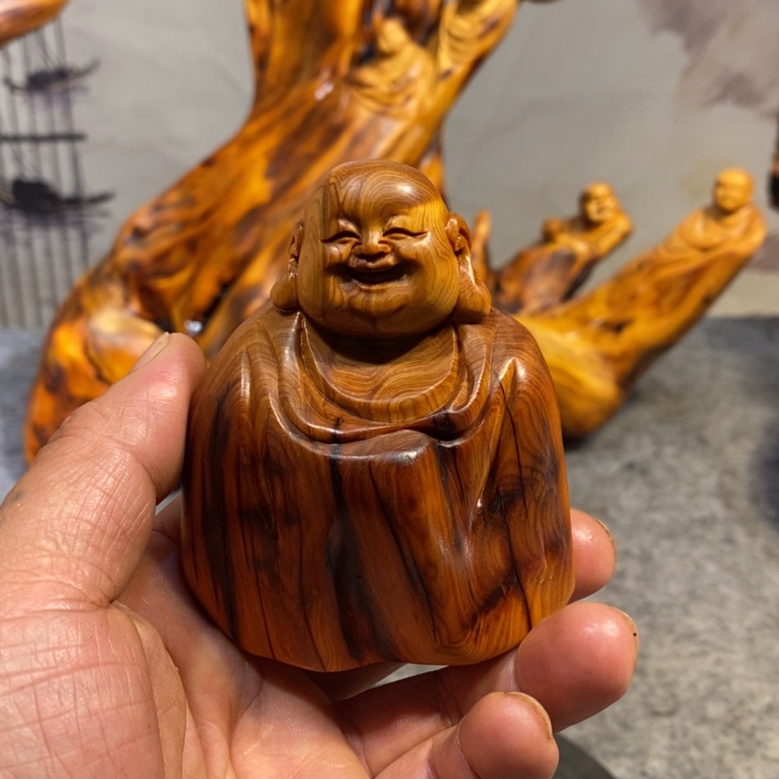 【闪购商品】柏木（崖柏）根雕木雕工艺品摆件家居厂家直销手把件