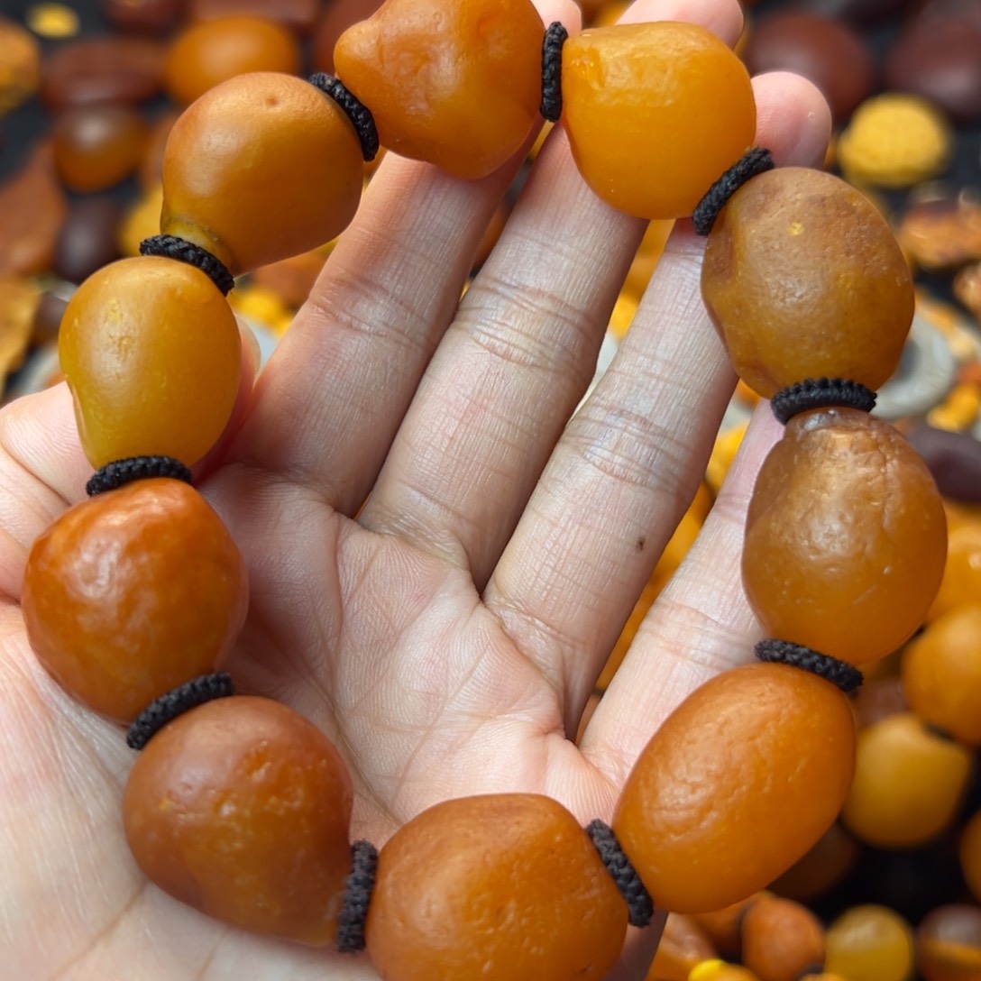 琥珀裸石未镶嵌天然蜜蜡