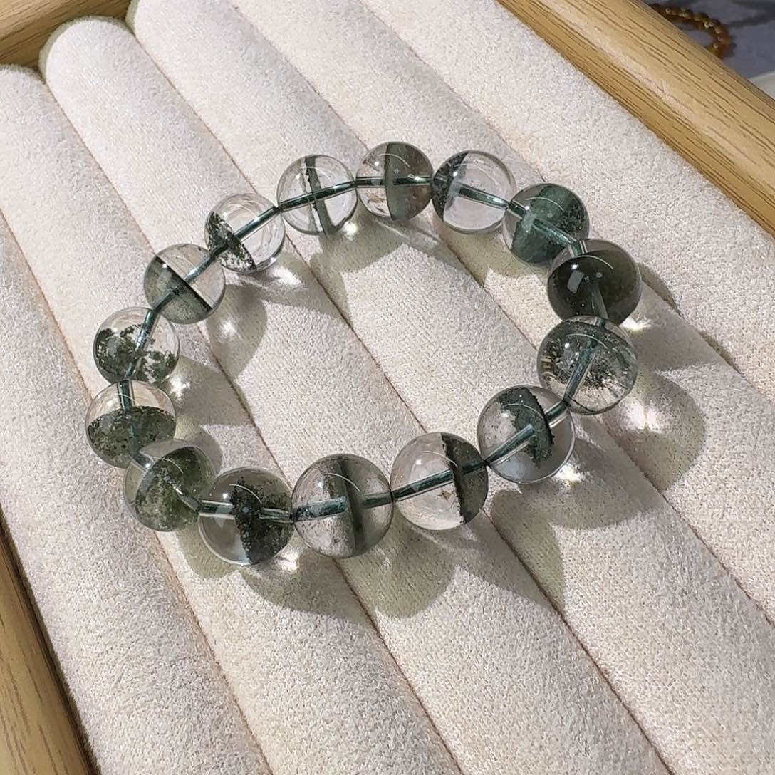 水晶手链未镶嵌绿幽灵12.5