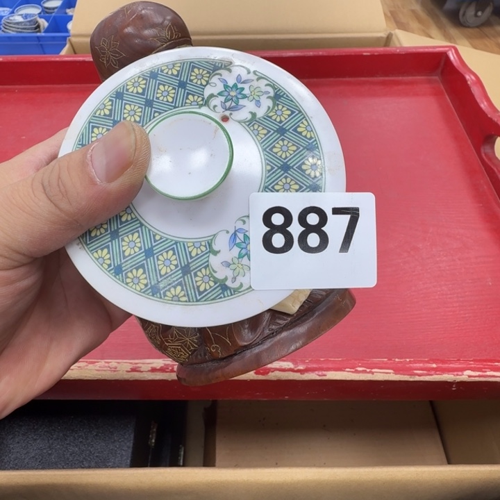 瓷片無*工艺品摆件瓷器摆件666