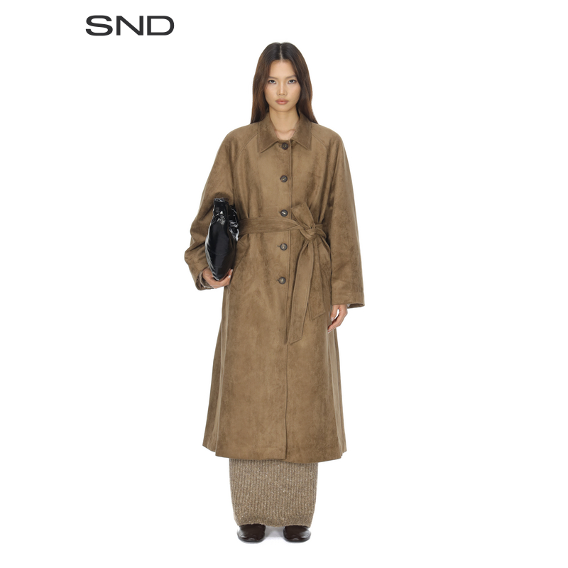 【NIAPARKA 设计师品牌】SND AW25 插肩翻领长大衣