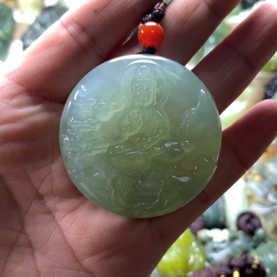蛇纹石玉岫玉手把件未镶嵌