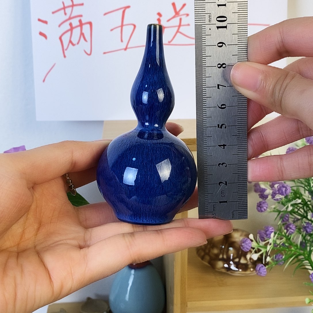 摆件景德镇高温陶瓷小花瓶