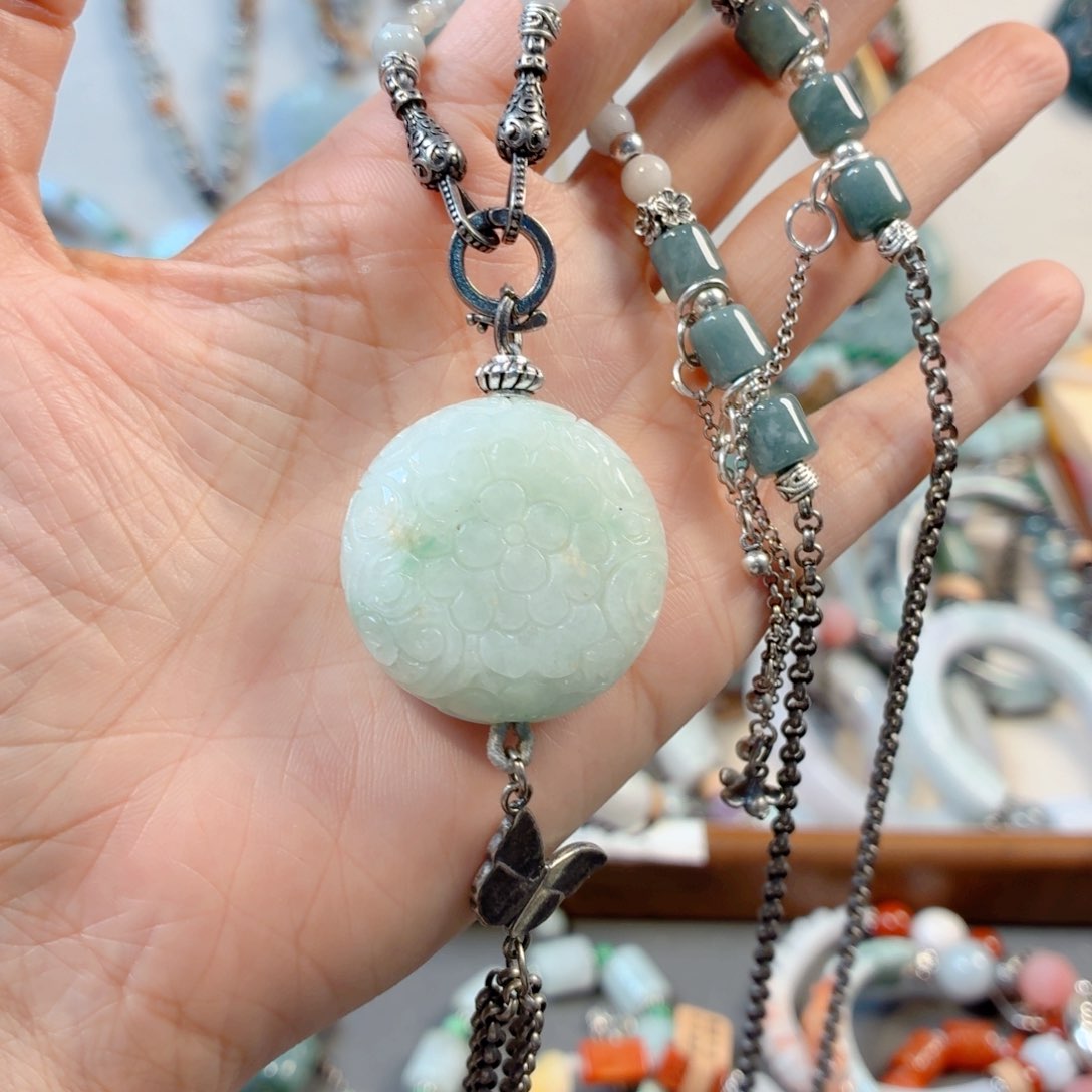 未镶嵌手链翡翠来**昭手串