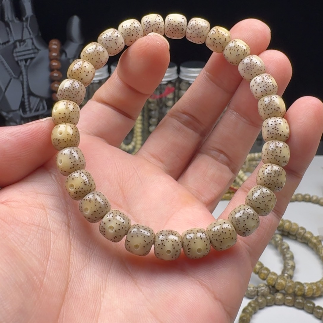 手串星月菩提8x7月朗星稀单圈