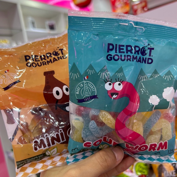  法国进口倍乐果迷你可乐糖 125g