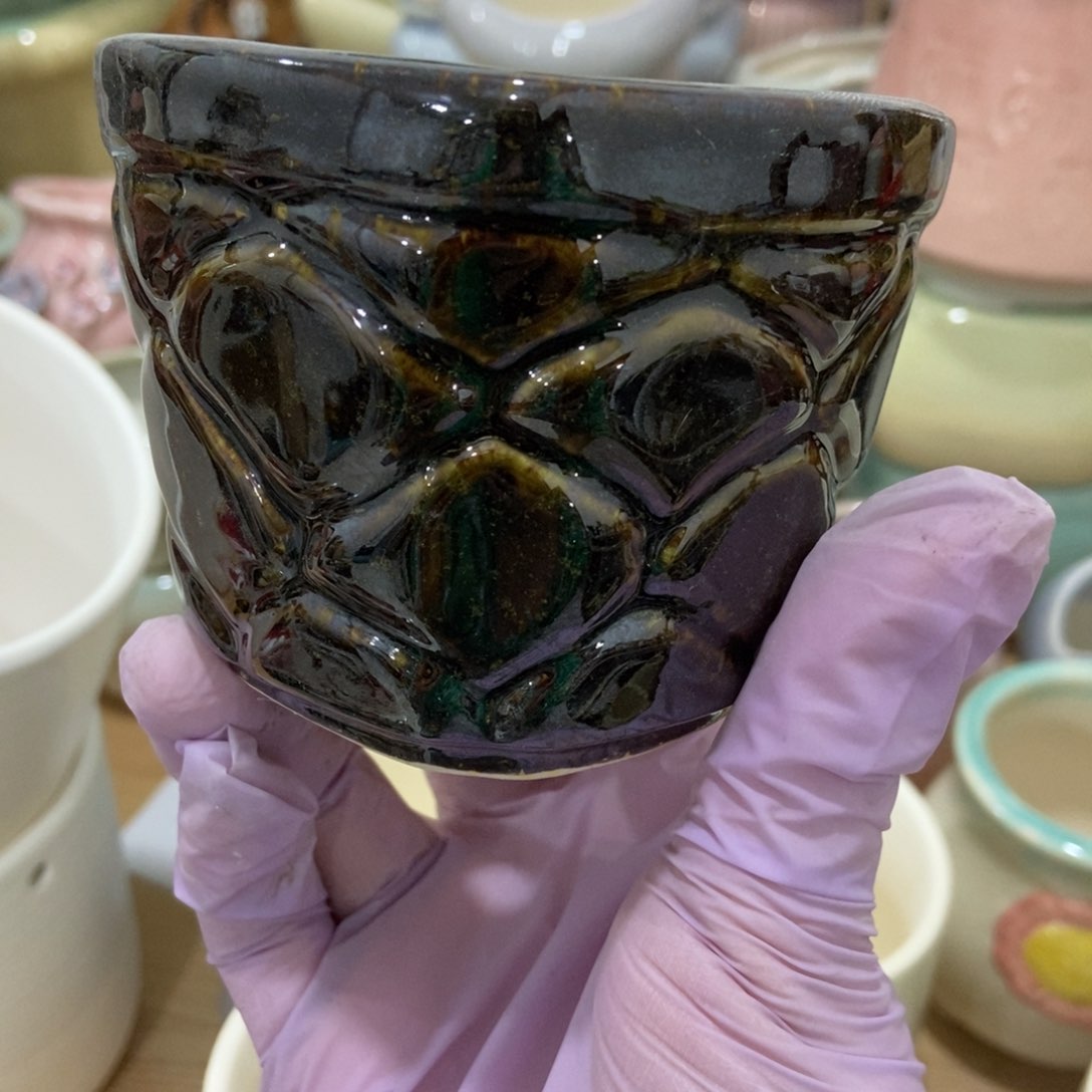 红陶高温陶瓷花盆