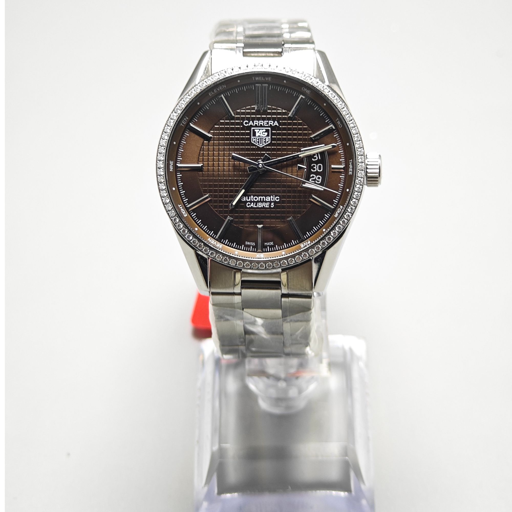 95新 TAG Heuer/泰格豪雅 卡莱拉系列/表径39mm/后镶钻