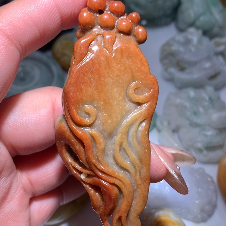 翡翠未镶嵌颈饰保真天然A货翡翠