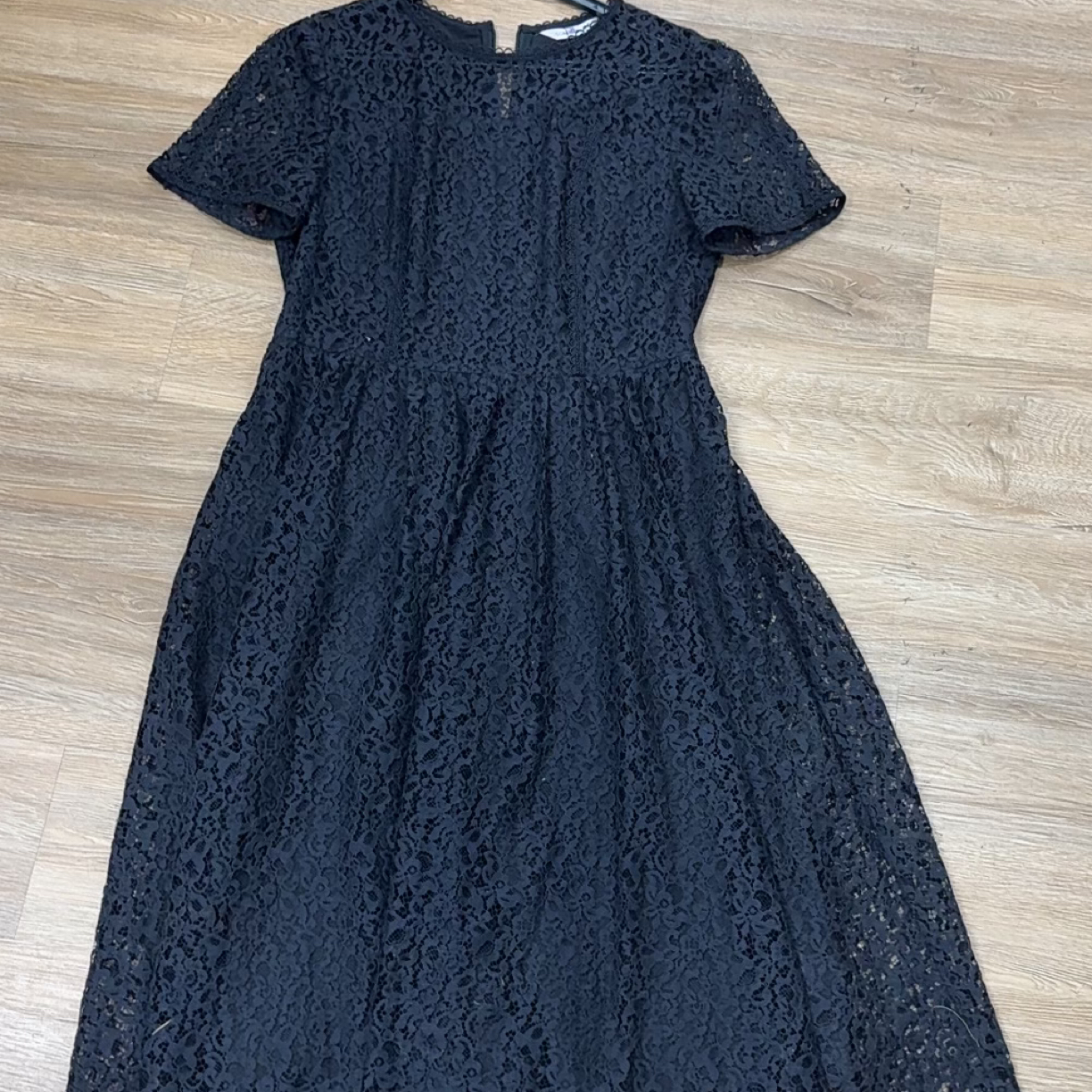 欧洲货高级静奢风黑色显瘦女士连衣裙适合扣