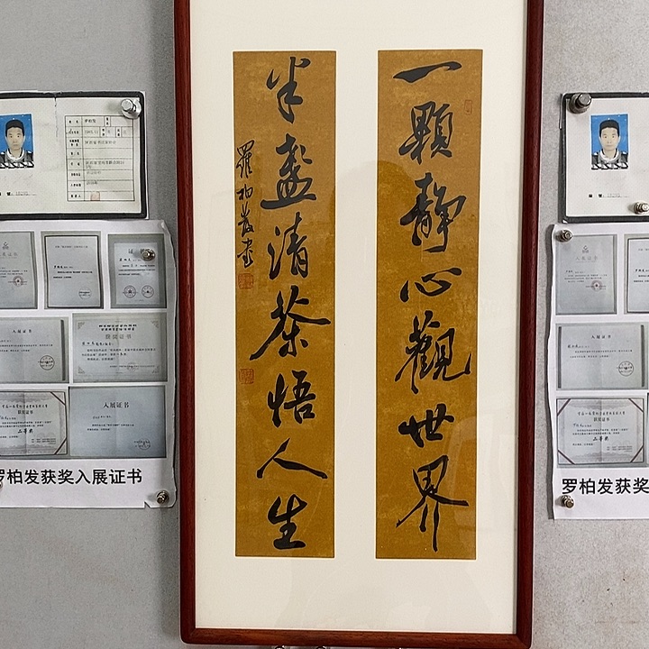 书法罗柏发老师的作品