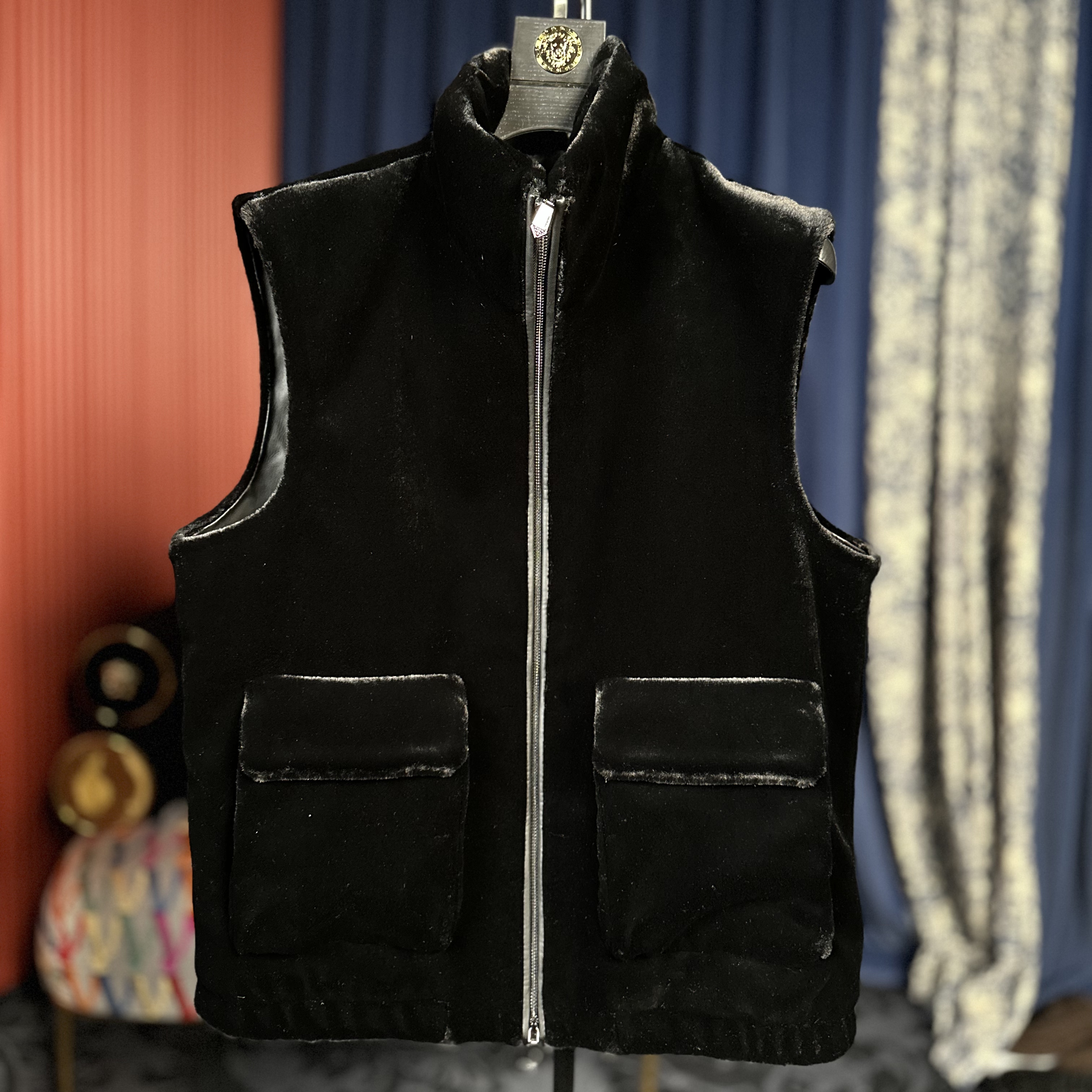 25127<豪绅专属>冬季新款欧货轻奢马甲男士简约大气