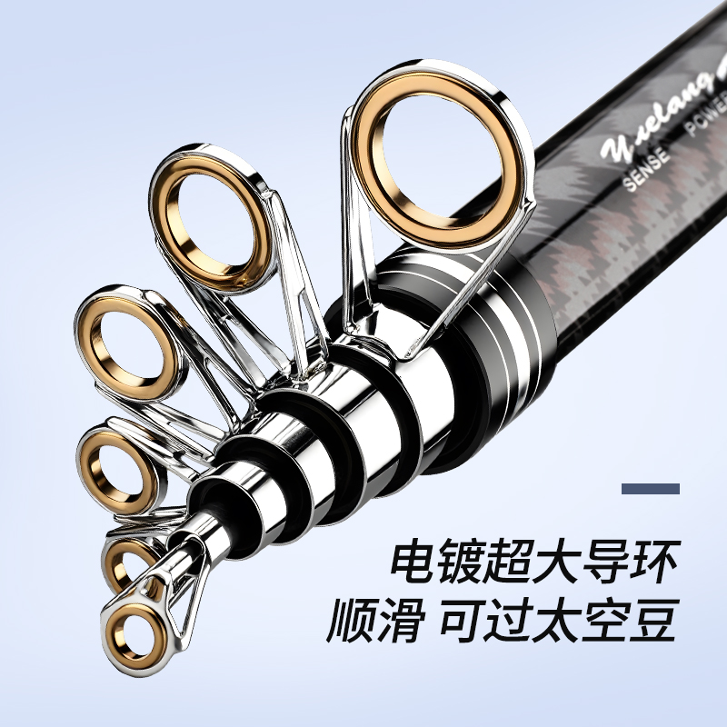 新型远投竿抛竿纺车轮套装高碳超轻超硬海钓竿