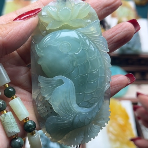 岫玉挂件未镶嵌挂件