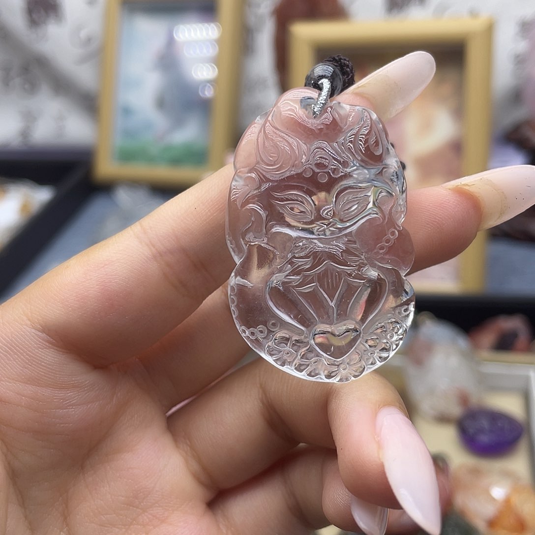 颈饰未镶嵌水晶天然