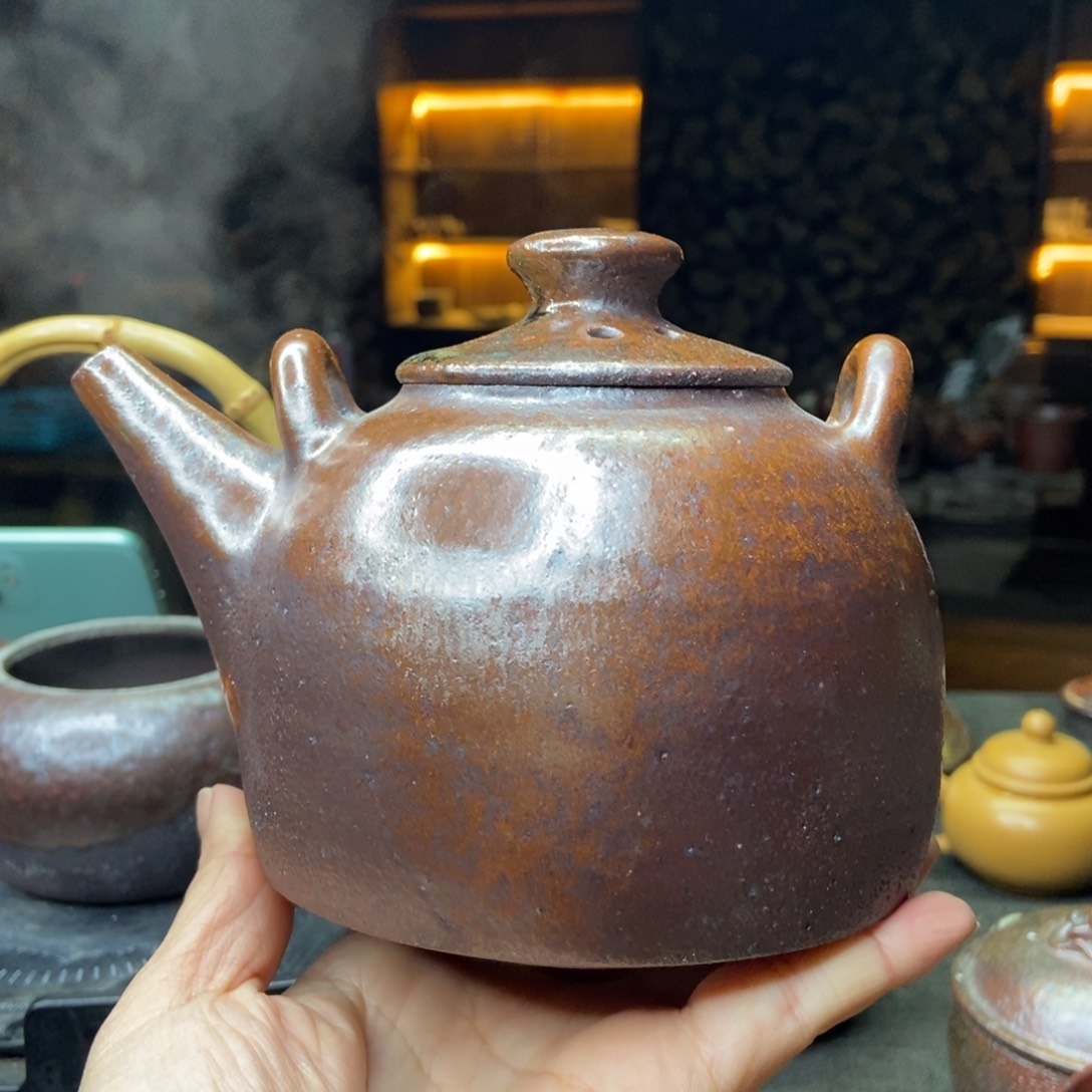 紫砂柴烧紫砂茶具