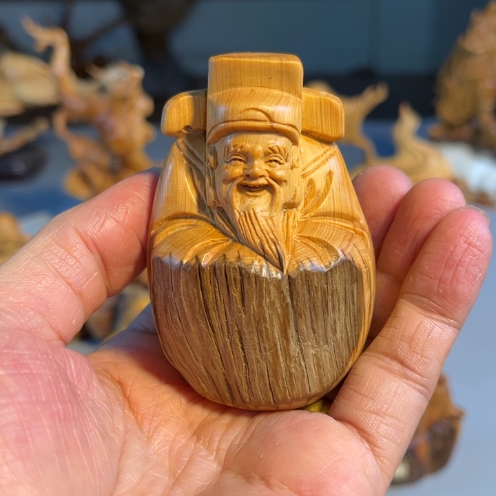 柏木（崖柏）根雕工艺摆件