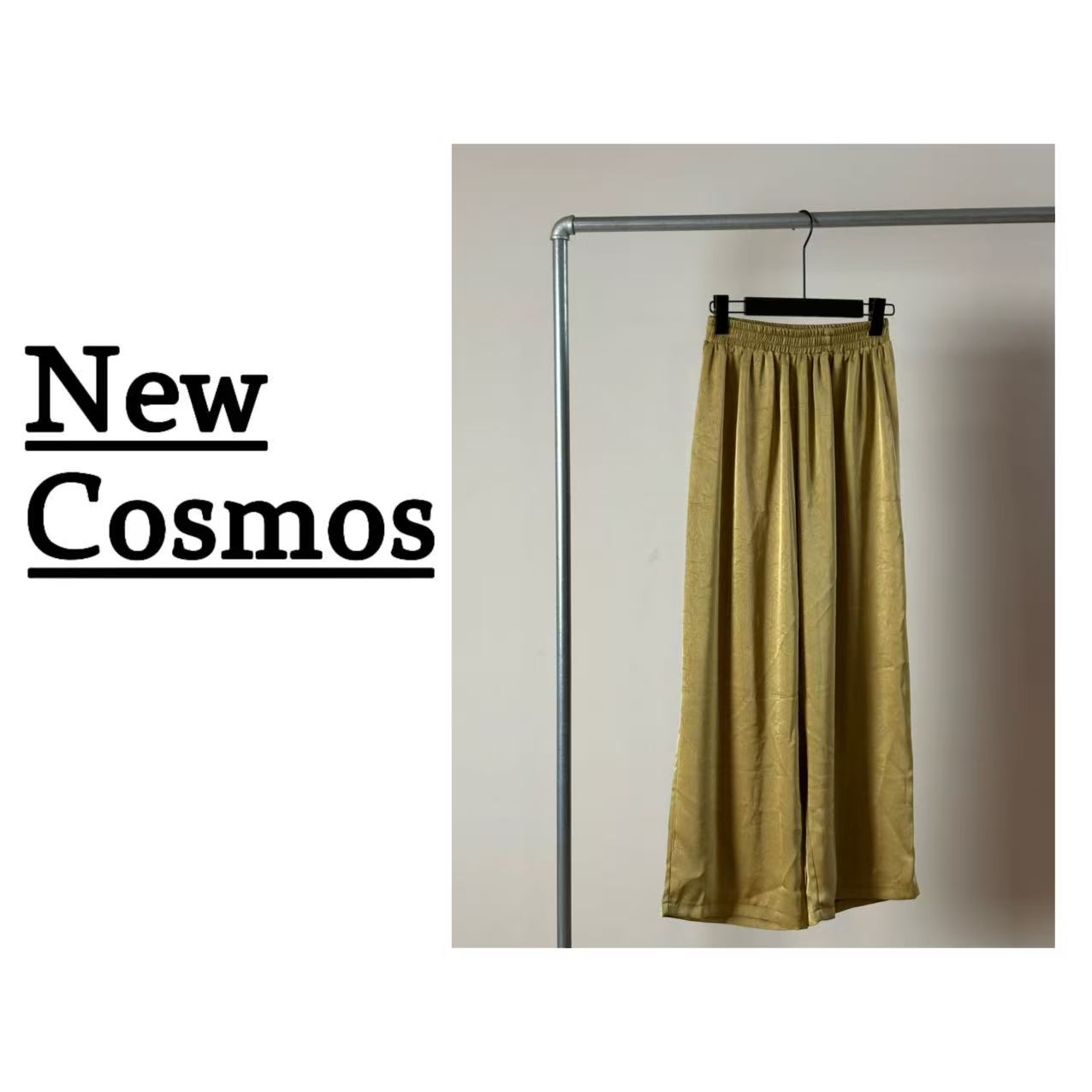 【NEW COSMOS】 无弹力阔腿休闲拖地裤子 H0328