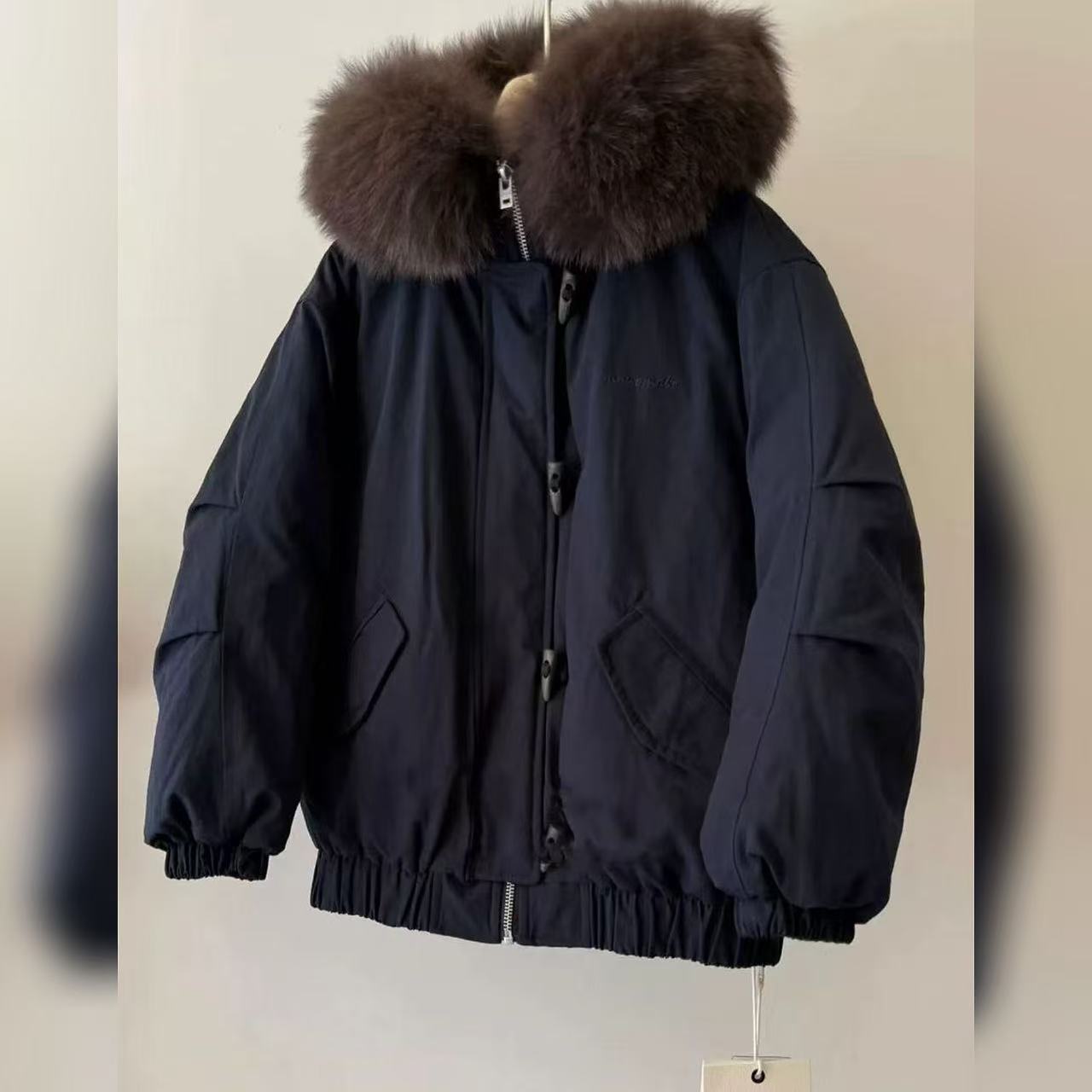 【2025秋冬韩款】儿童加棉复古牛角扣外套X1363