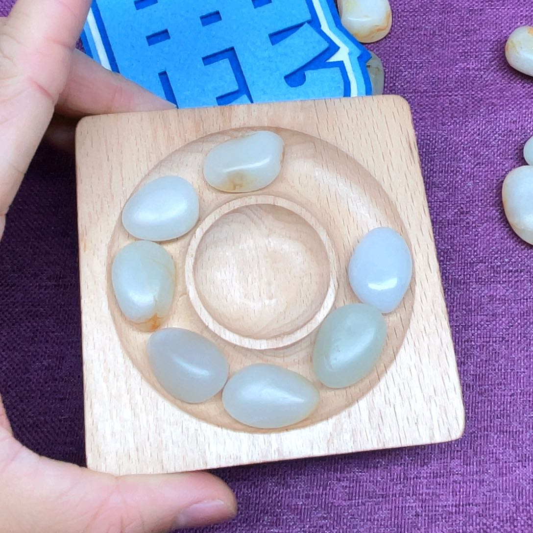 和田玉未镶嵌挂件珠**玛