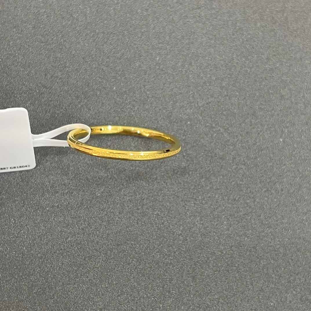 【莹莹专享】足金999饰品 喷砂 0.63 20圈口 ZP 纳金添福