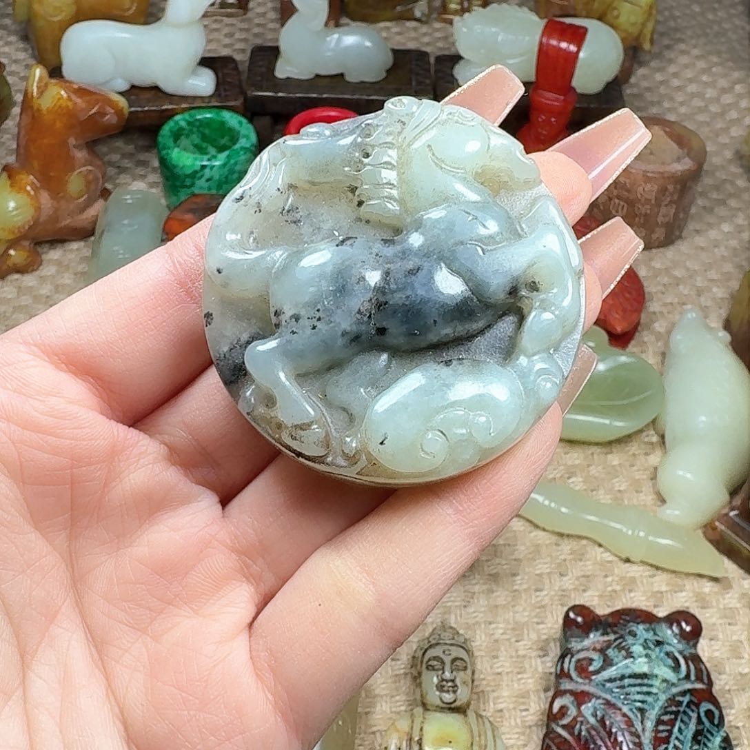 白玉菩提吊坠挂件