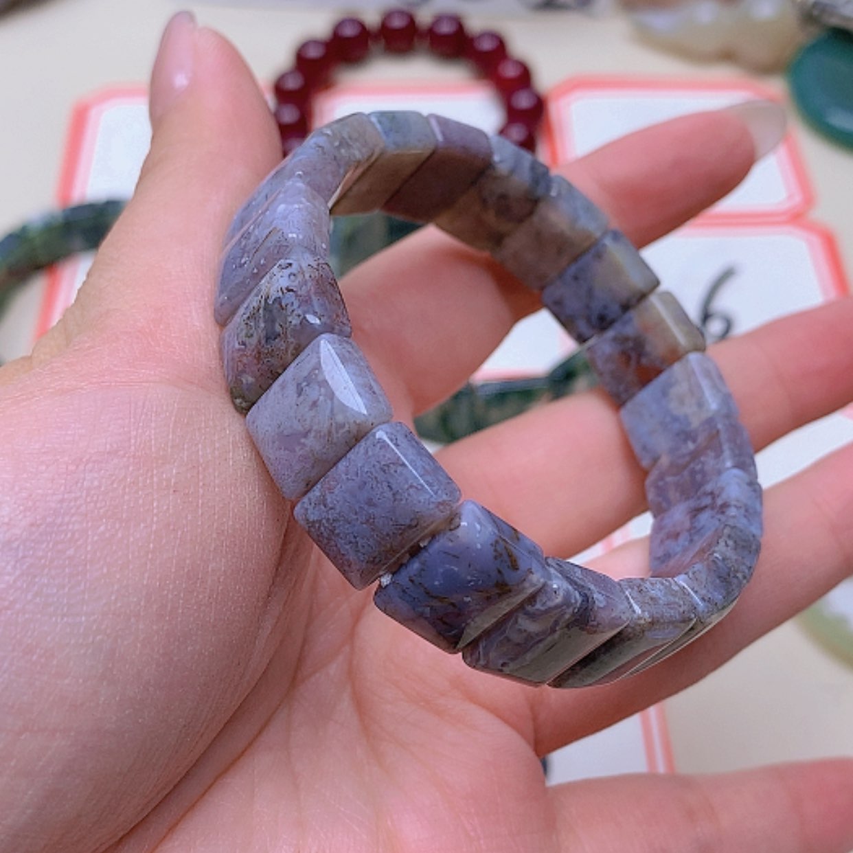 【闪购商品】未镶嵌玛瑙/玉髓珠宝半成品大****面