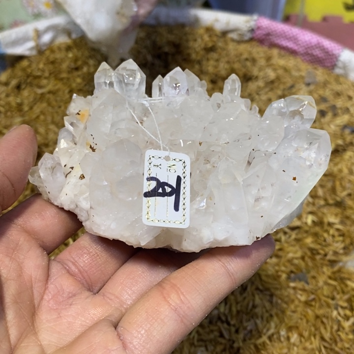 水晶水晶原石摆件未镶嵌