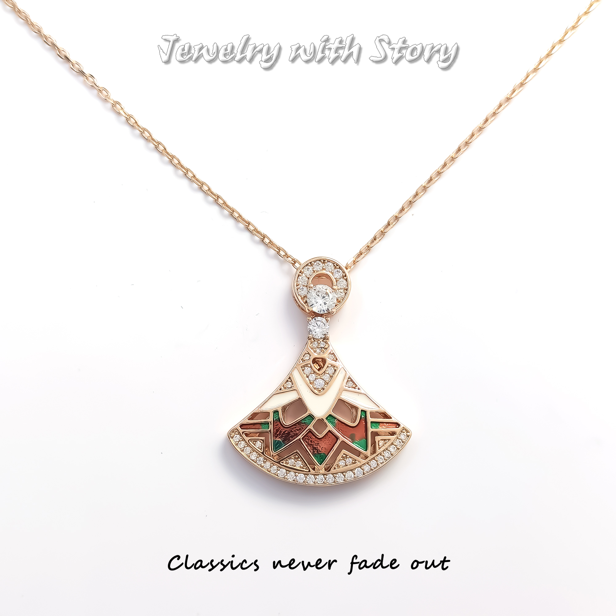 铜合金项链 BLX-70983 项链高级感百搭设计欧美轻奢