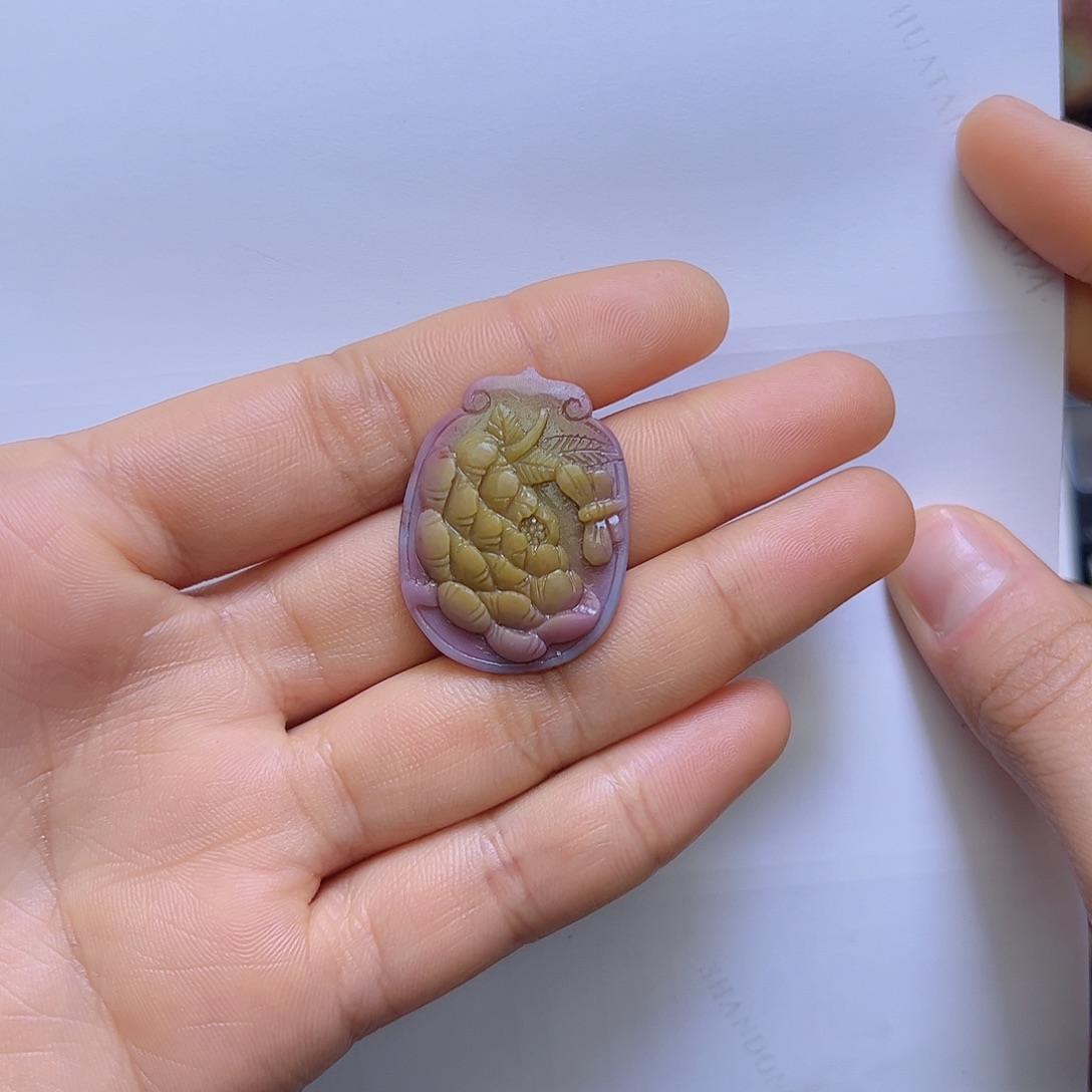 玛瑙/玉髓未镶嵌定制吊坠